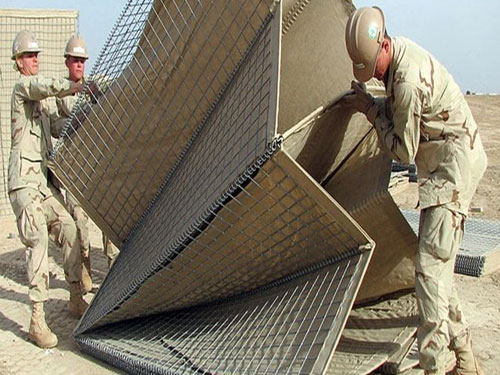 HESCO bastion is a modern gabion used for flood control.